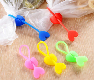 Multi-functional Soft Silicone Bag Sealing Ties